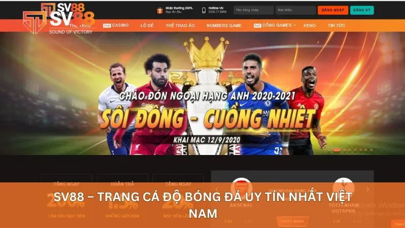 Sv88 – Trang Cá Độ Bóng Đá Uy Tín Nhất Việt Nam